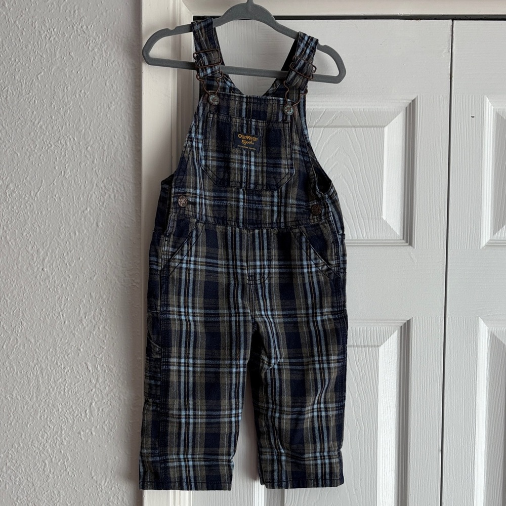 Vintage OshKosh B’Gosh Plaid Overalls